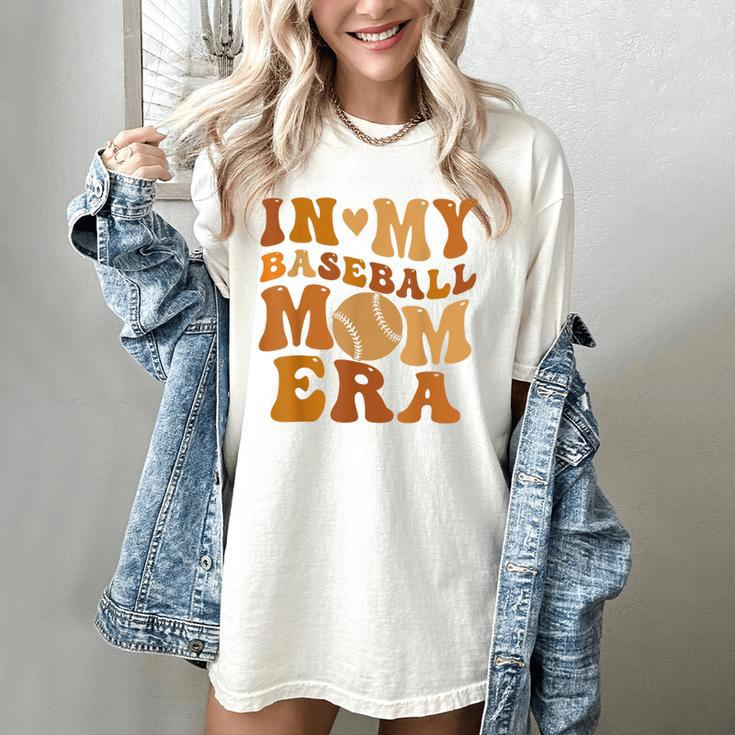 In My Baseball Mom Era For Mama Women's Comfort Colors T-Shirt