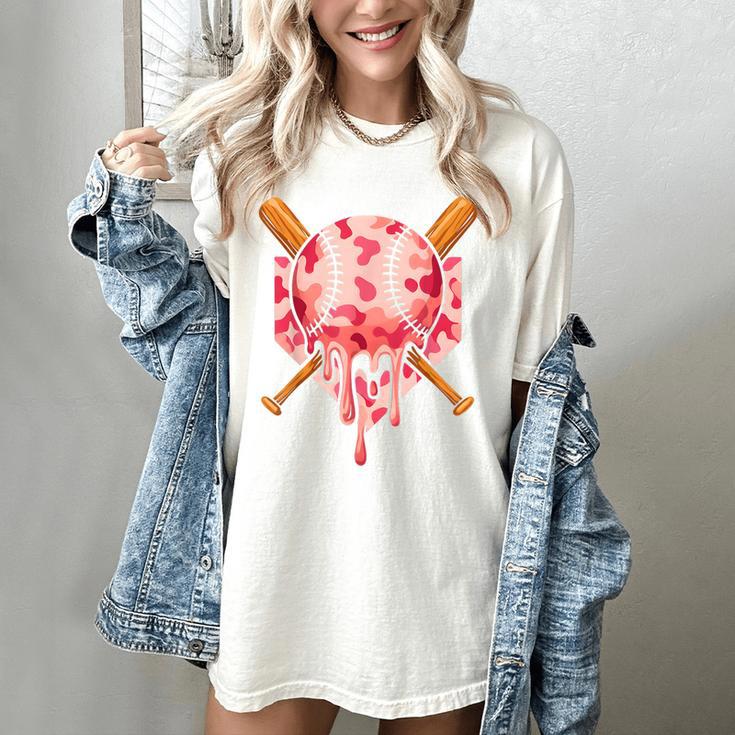 Baseball Pink Camo Ice Cream Youth Boys Girls Women's Comfort Colors T-Shirt