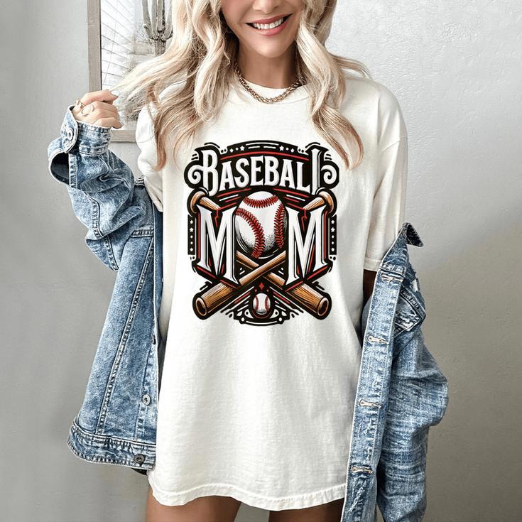 Home Run Baseball Mom Women's Comfort Colors T-Shirt