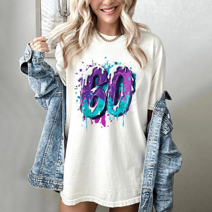 Vintage Baseball 60 Number Women's Comfort Colors T-Shirt