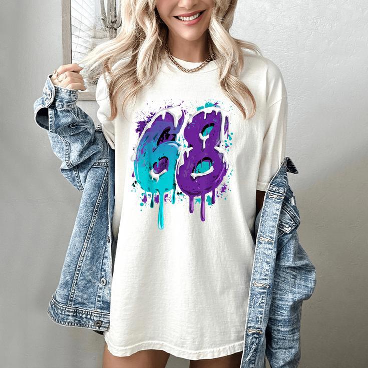 Vintage Baseball 68 Number Women's Comfort Colors T-Shirt