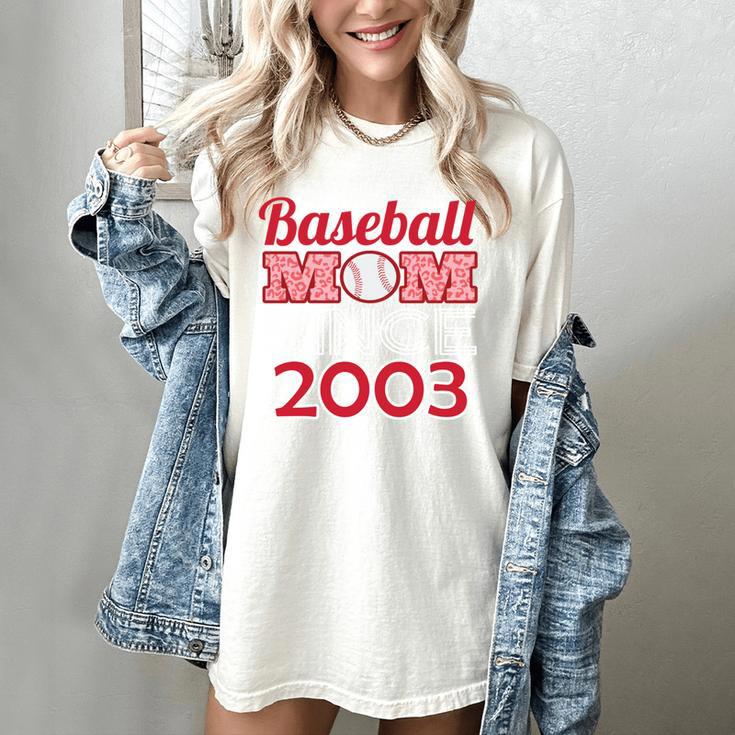 Baseball Mom Since 2003 Women's Comfort Colors T-Shirt