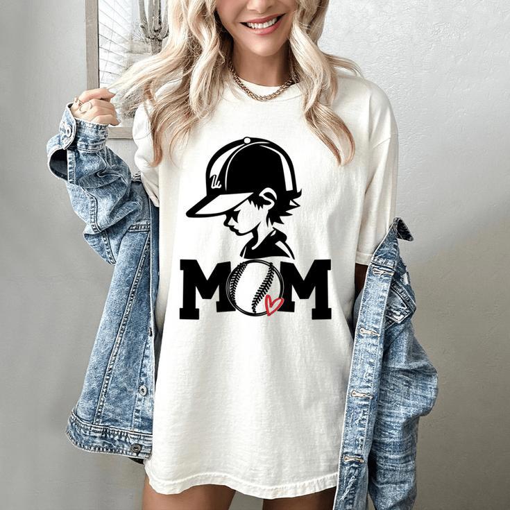 Baseball Mom American Baseball Cate Baseball Kid Women's Comfort Colors T-Shirt