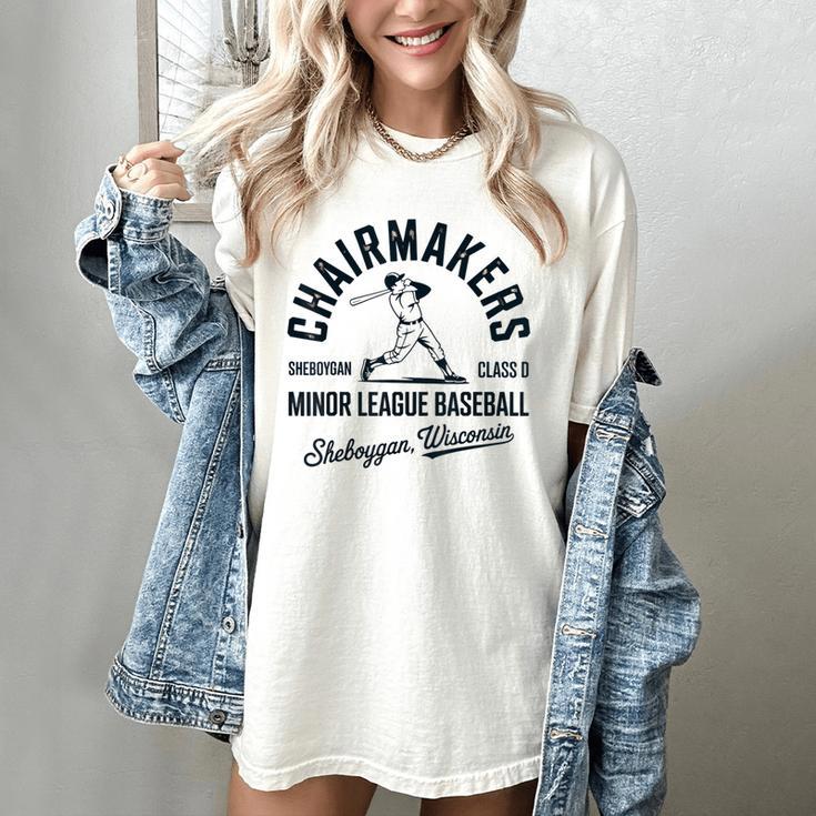 Chairmakers Sheboygan Minor League Baseball Women's Comfort Colors T-Shirt