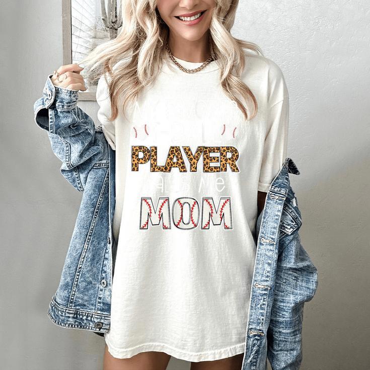 My Favorite T-Ball Player Calls Me Mom Baseball Mom Tee Ball Women's Comfort Colors T-Shirt