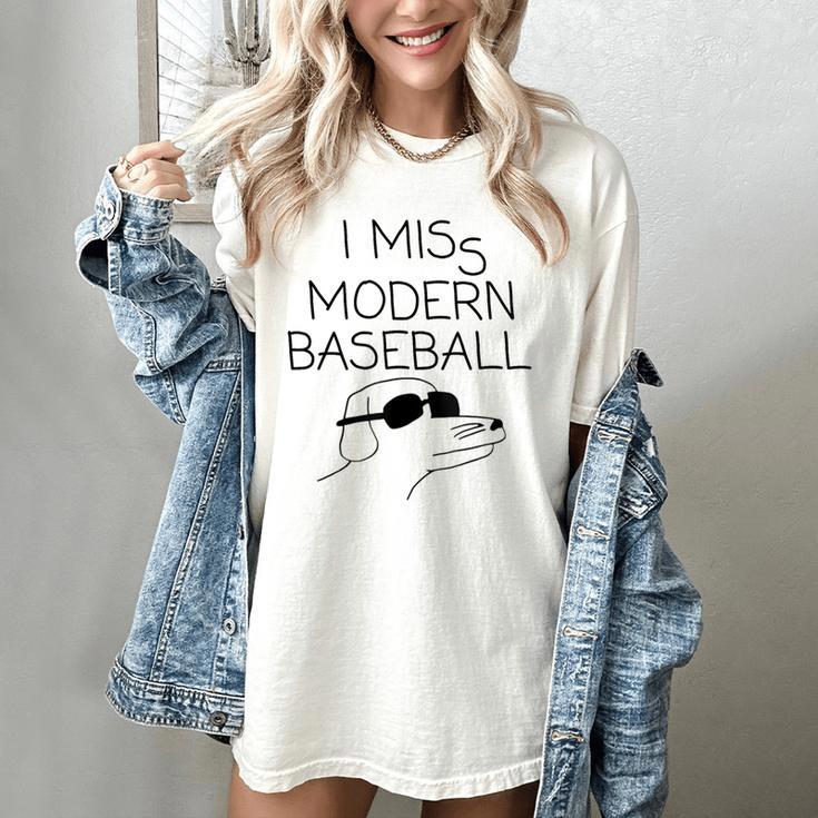 I Miss Modern Baseball Vintage Baseball Meme Tee Women's Comfort Colors T-Shirt