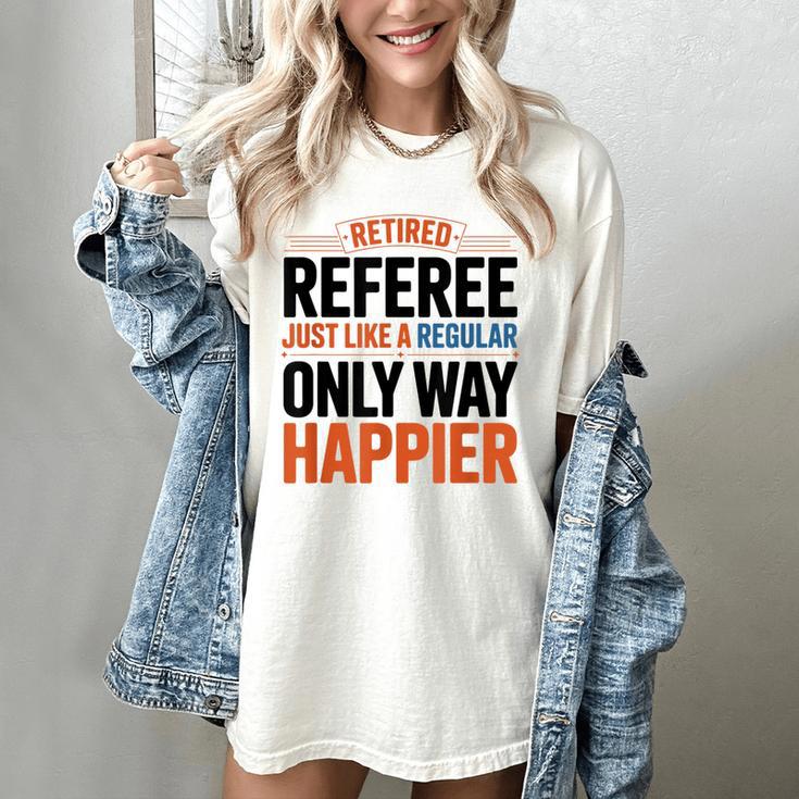 Retired Basketball Referee For Baseball Refs Women's Comfort Colors T-Shirt
