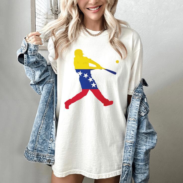 Venezuela Baseball Women's Comfort Colors T-Shirt