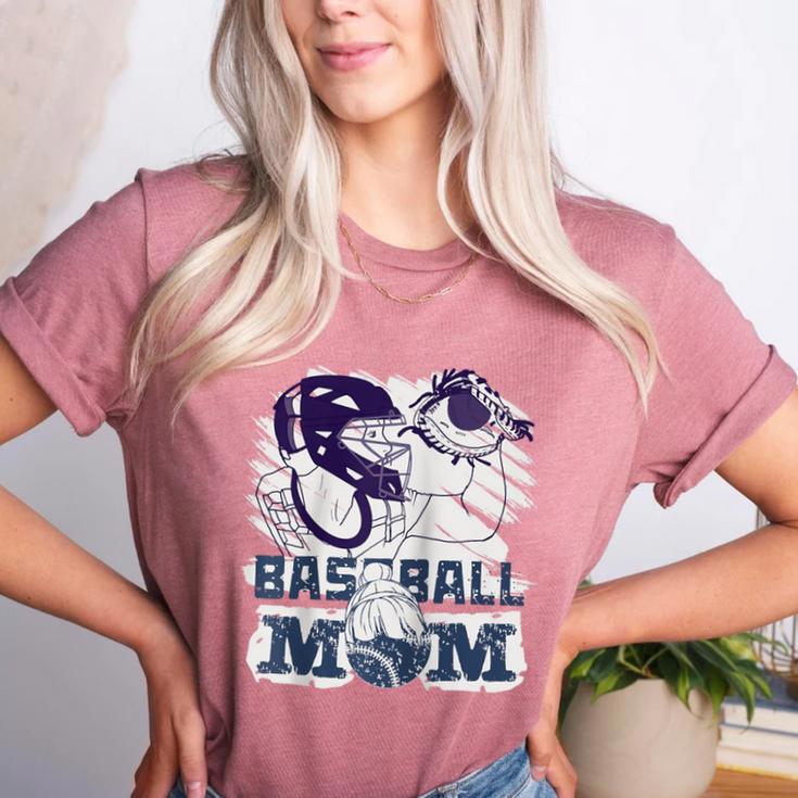 Baseball Mom Cute Design Sports & Softball Nostalgia Tee Raglan Baseball Tee Women's Heather T-Shirt Baseball Mom Cute Design Sports & Softball Nostalgia Tee Raglan Baseball Tee Women's Heather T-Shirt