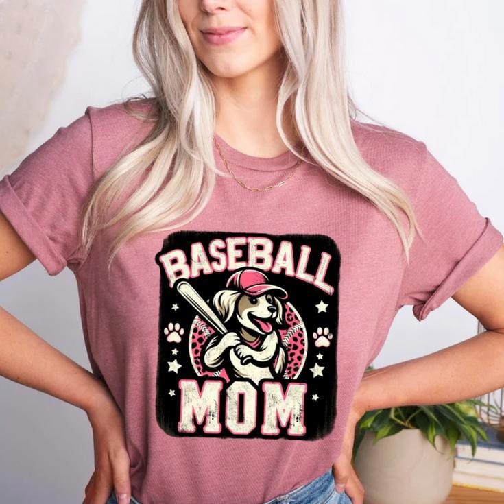 Baseball Mom Dog Mother's In My Baseball Mom Era Women's Heather T-Shirt Baseball Mom Dog Mother's In My Baseball Mom Era Women's Heather T-Shirt