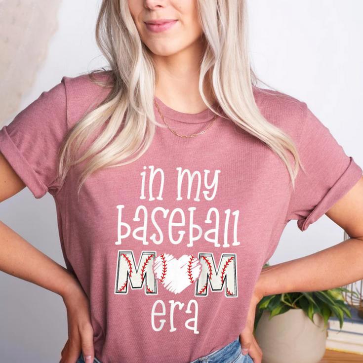 Baseball Mom Era Gameday In My Baseball Mom Era Women's Heather T-Shirt Baseball Mom Era Gameday In My Baseball Mom Era Women's Heather T-Shirt