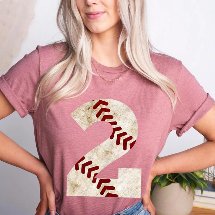 Baseball Mom Baseball Parent Number Two Baseball Gear 2 Women's Heather T-Shirt Baseball Mom Baseball Parent Number Two Baseball Gear 2 Women's Heather T-Shirt