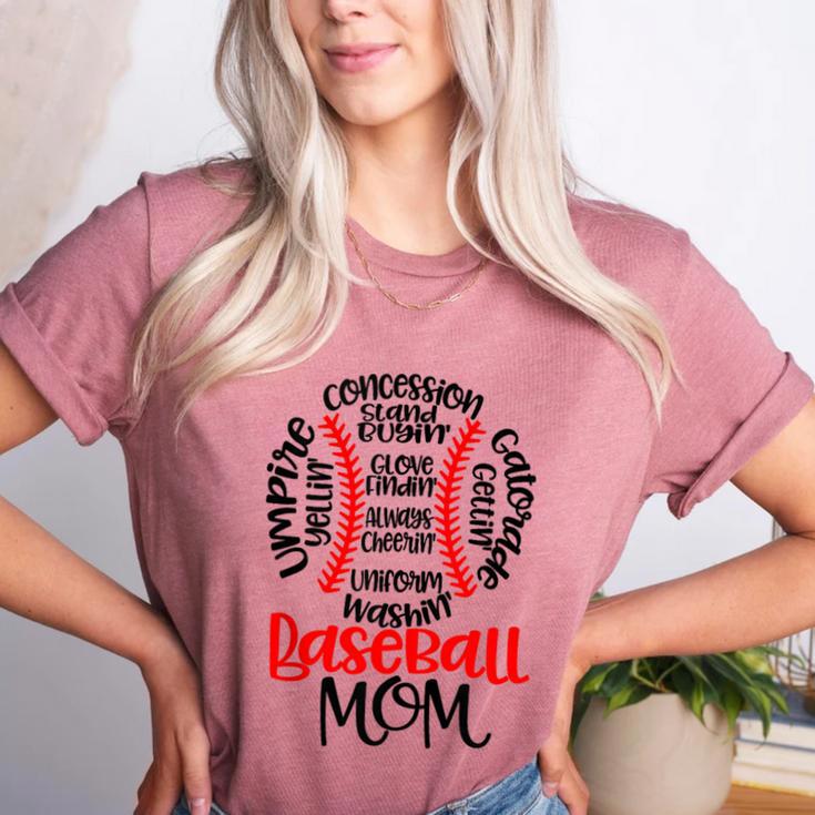 Baseball MomBall Game Mother's Day 2023 Women's Heather T-Shirt