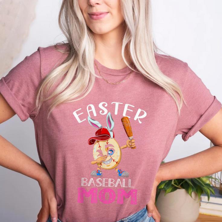Dabbing Easter Baseball Mom Mother's Day Bunny Sunday Egg Women's Heather T-Shirt Dabbing Easter Baseball Mom Mother's Day Bunny Sunday Egg Women's Heather T-Shirt