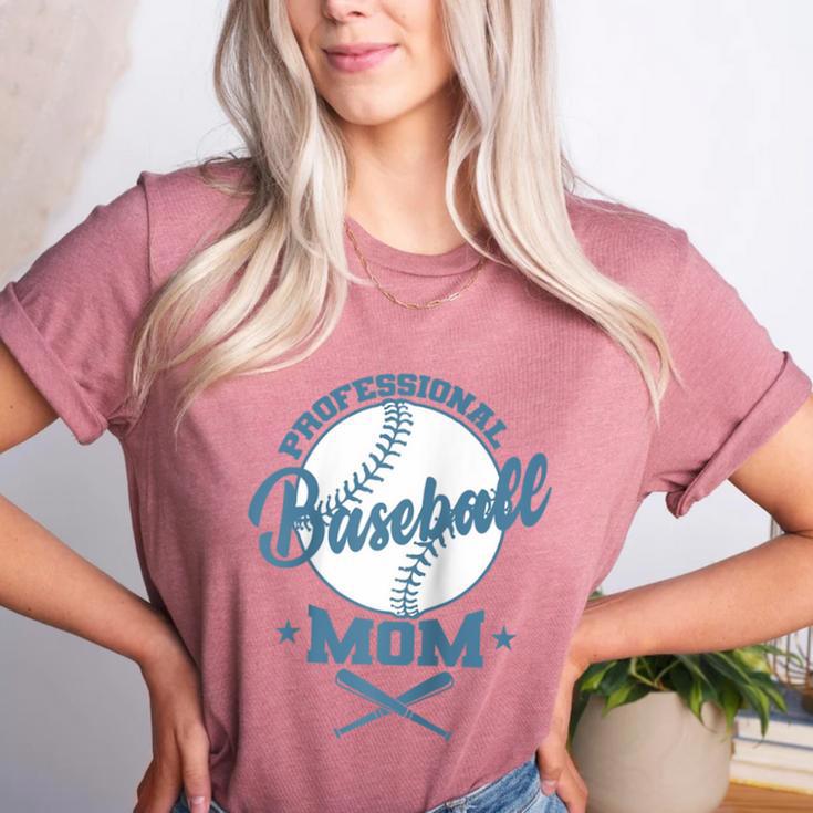 Professional Baseball Mom Team Sports Raglan Baseball Tee Women's Heather T-Shirt Professional Baseball Mom Team Sports Raglan Baseball Tee Women's Heather T-Shirt
