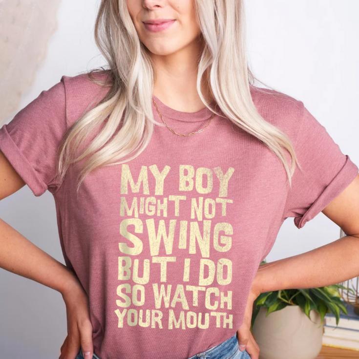 Sassy Baseball Mom Women's Heather T-Shirt Sassy Baseball Mom Women's Heather T-Shirt