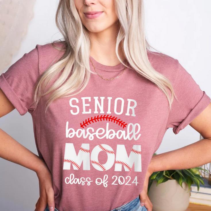 Senior Baseball Mom Class Of 2024 Baseball Senior Night Women's Heather T-Shirt Senior Baseball Mom Class Of 2024 Baseball Senior Night Women's Heather T-Shirt