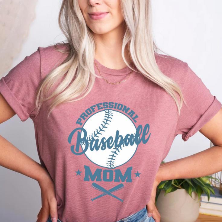 Professional Baseball Mom Team Sports Women's Heather T-Shirt