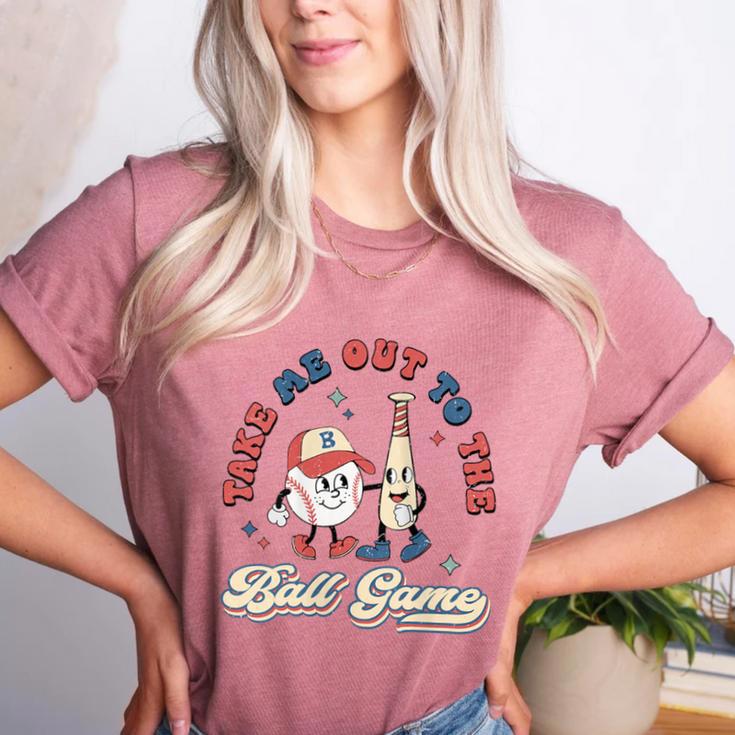 Vintage Baseball Mom Retro Style Tee For Proud Moms Women's Heather T-Shirt