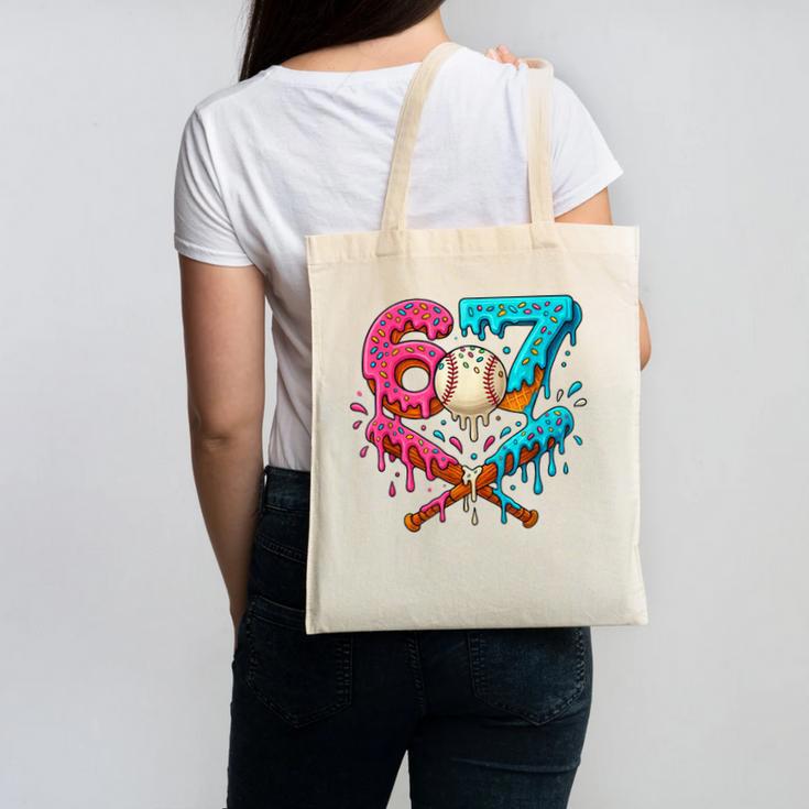 67 Ice Cream Drip Baseball Meme – Six Seven Gen Alpha Canvas Tote Bag