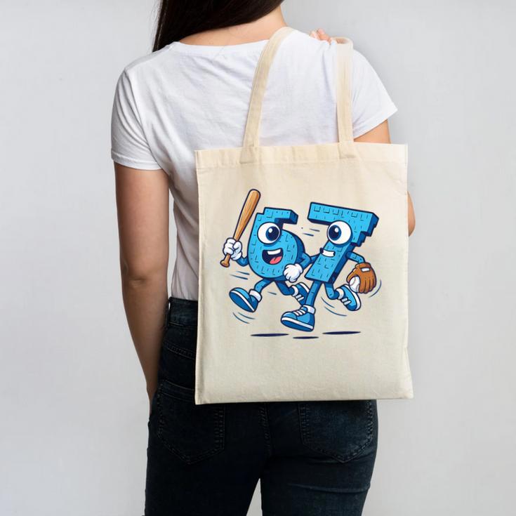 67 Six Seven Italian Brainrot Kid Baseball 67 Meme Christmas Canvas Tote Bag