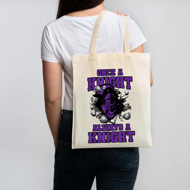 Always A Knight Back To School Spirit P Canvas Tote Bag