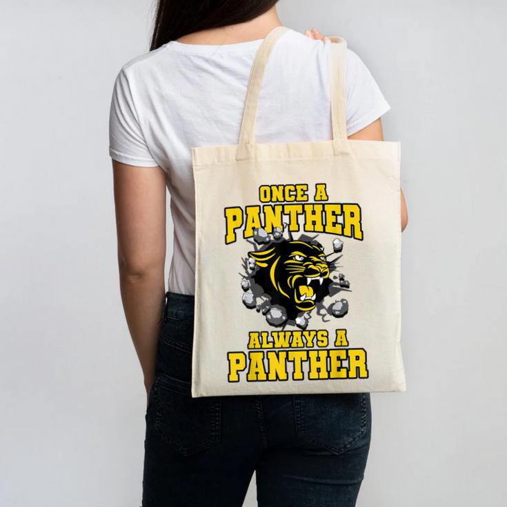 Always A Panther Back To School Spirit GY Canvas Tote Bag