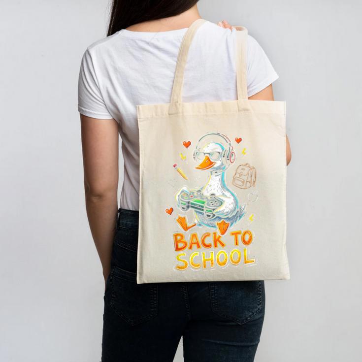 Back To School Gaming Kindergarten First Grade Goose Boys Canvas Tote Bag