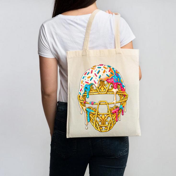 Baseball Drip For Boys Ice Cream Drip Youth Boys Catcher's Canvas Tote Bag