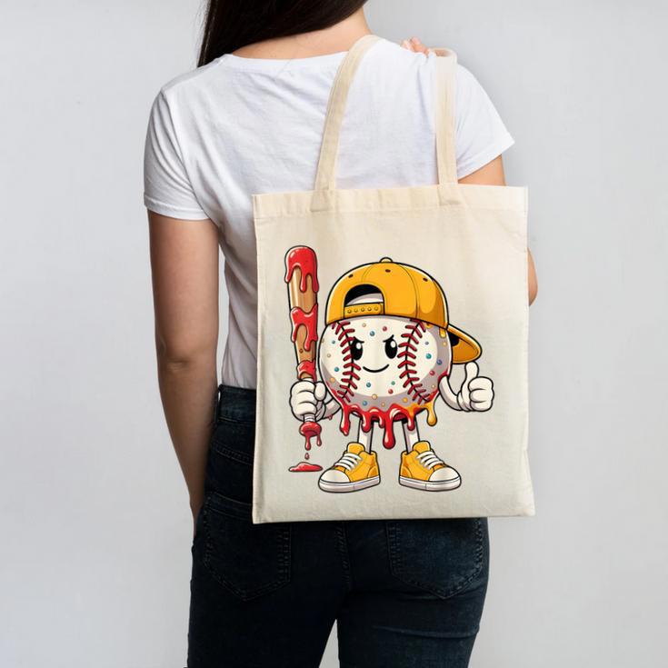 Baseball Drip Baseball Life Style 101 Apparel Youth Canvas Tote Bag