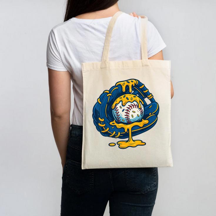 Baseball Drip Team For Boys Ice Cream Cool Canvas Tote Bag