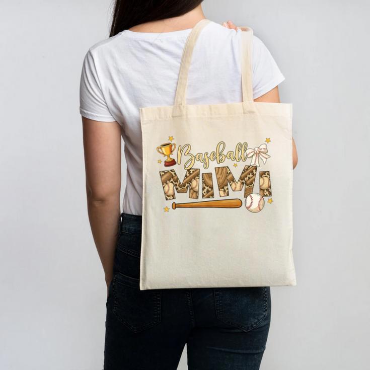 Baseball Mimi Vintage Baseball Lover Canvas Tote Bag