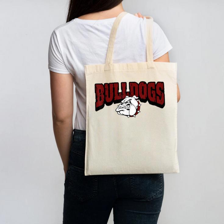 Bulldogs Back To School Spirit M Canvas Tote Bag