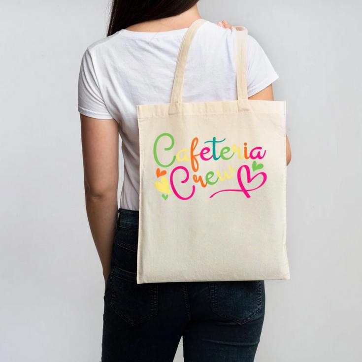 Cafeteria Crew Back To School Lunch Lady Worker Squad Canvas Tote Bag