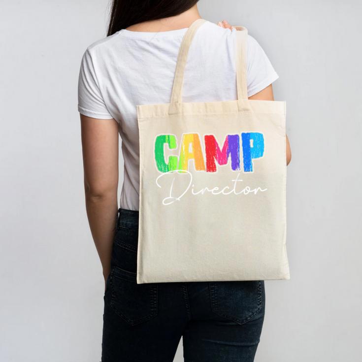 Camp Director Counselor Camper Camping Back To School Canvas Tote Bag