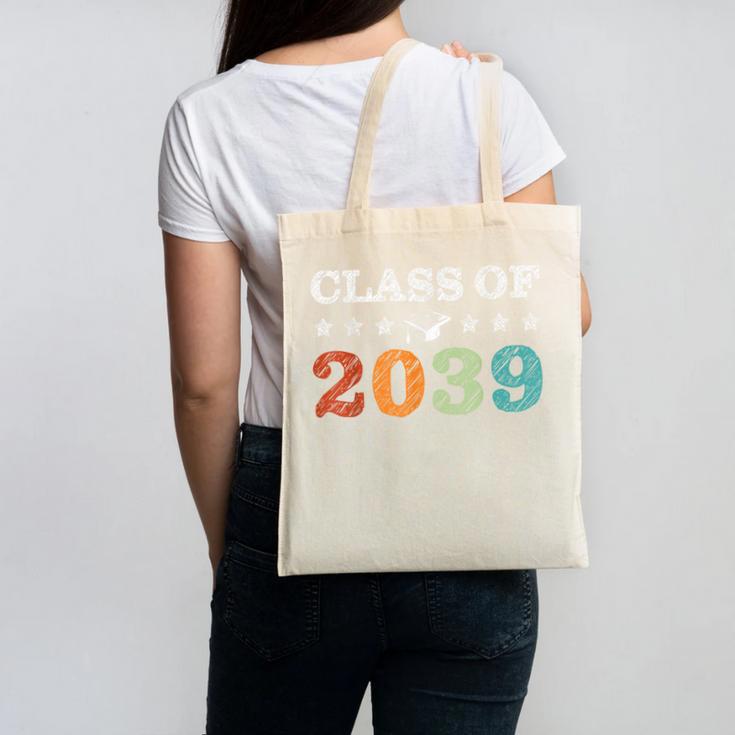 Class Of 2039 Grow With Me First Day School Back To School Canvas Tote Bag