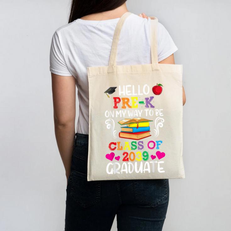 Class Of 2039 For Kids Back To School Pre-K Canvas Tote Bag