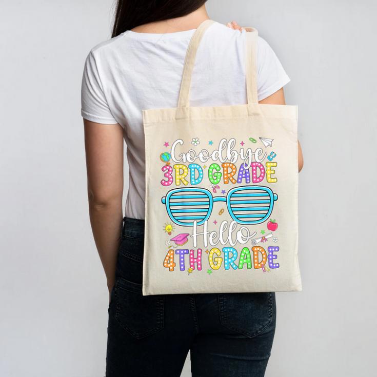 Goodbye 3rd Grade Hello 4th Grade Graduation Back To School Canvas Tote Bag