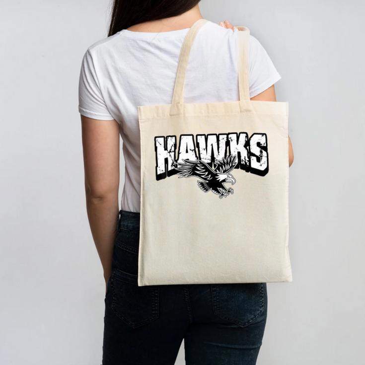 Hawks Back To School Spirit Canvas Tote Bag