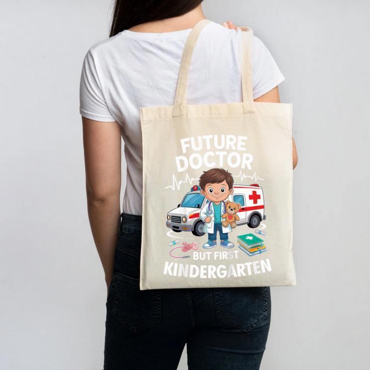 Kids Future Doctor Kindergarten Student Back To School Boy Kids Canvas Tote Bag