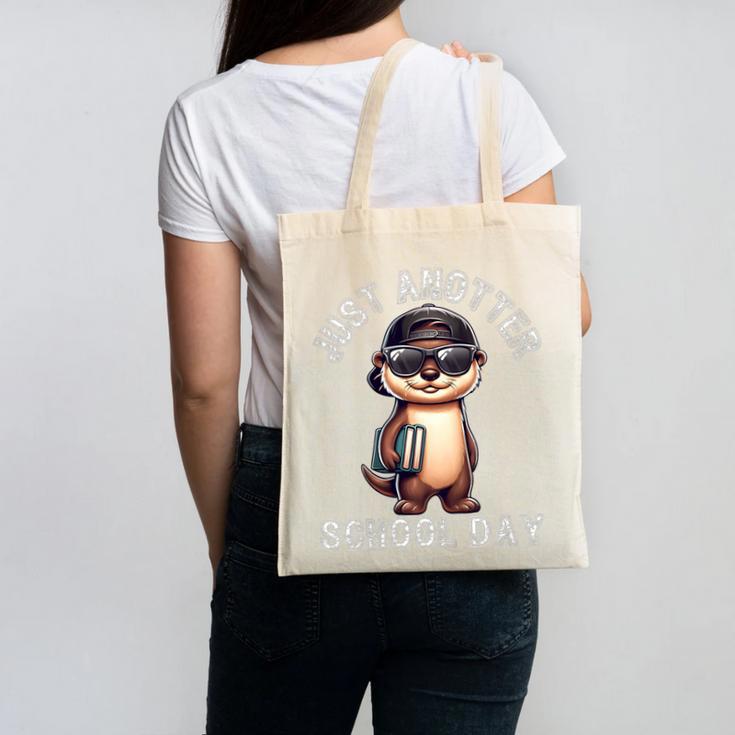 Kids Just Anotter School Day Otter Boys First Day Back To School Canvas Tote Bag