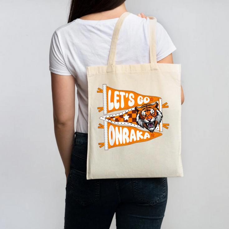 Let's Go Onraka Unity Back To School Spirit Canvas Tote Bag
