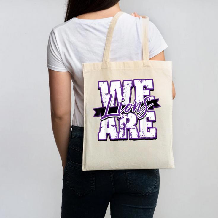 Lions Back To School Spirit P Canvas Tote Bag