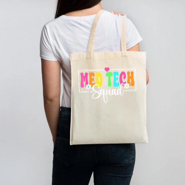 Med Tech Squad Back To School Med Technician Crew Canvas Tote Bag