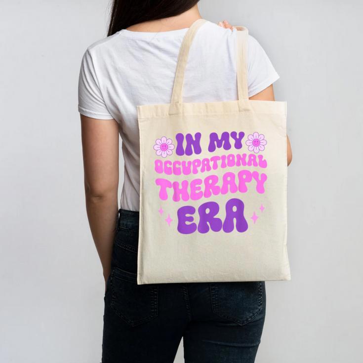 In My Occupational Therapy Era Groovy OT Back To School Canvas Tote Bag