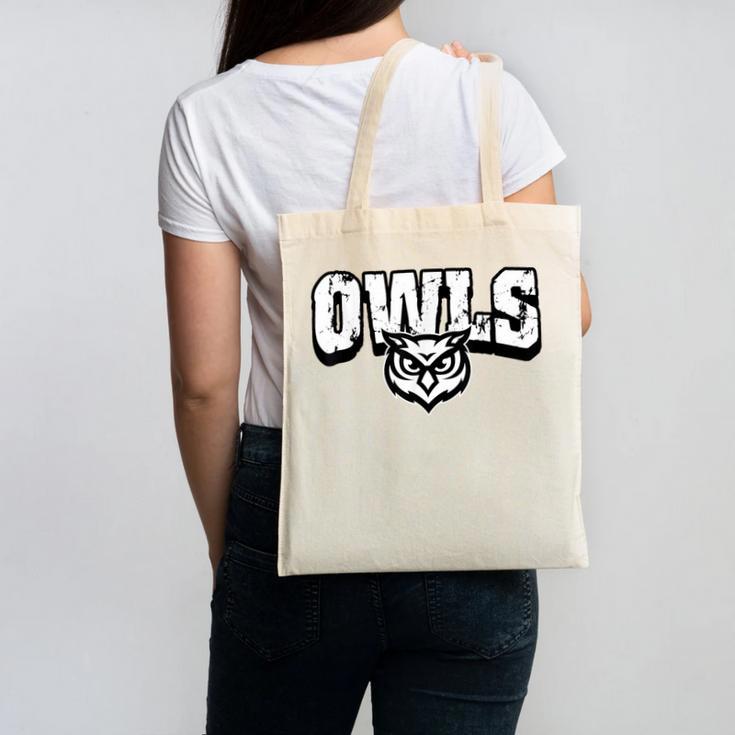 Owls Back To School Spirit Canvas Tote Bag