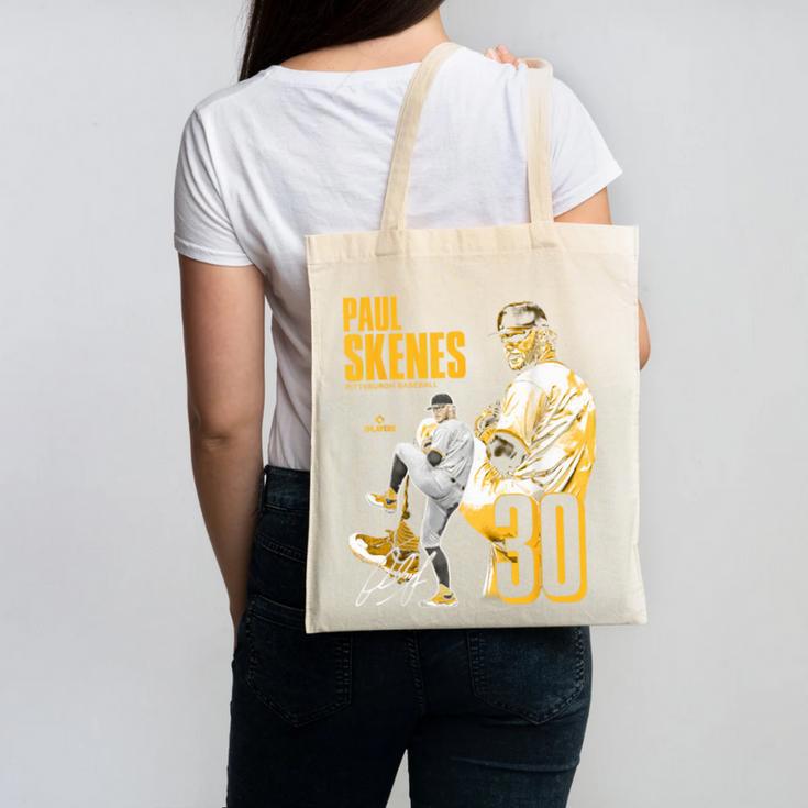Paul Skenes Pittsburgh MLB Baseball Players MLBPSK304N Canvas Tote Bag