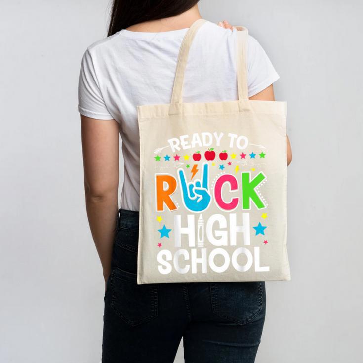 Ready To Rock High School First Day Back To School Canvas Tote Bag