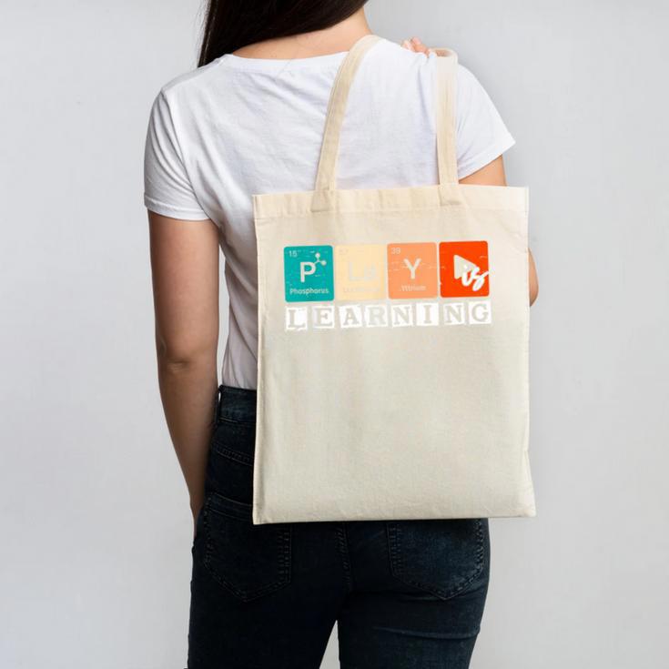 Retro Play Is Learning Back To School First Day Of School Canvas Tote Bag