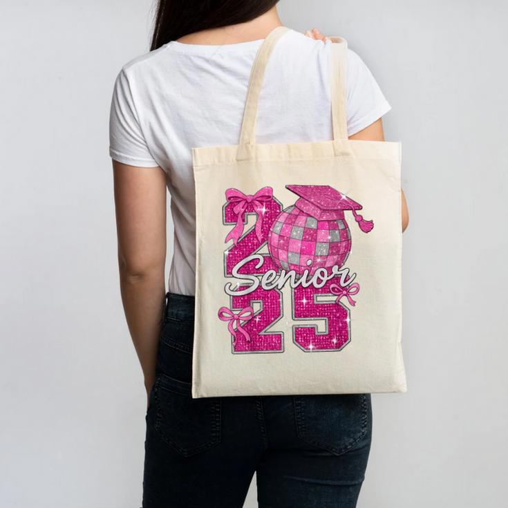 Senior 2025 Class Of 2025 Bows Back To School 2025 Canvas Tote Bag